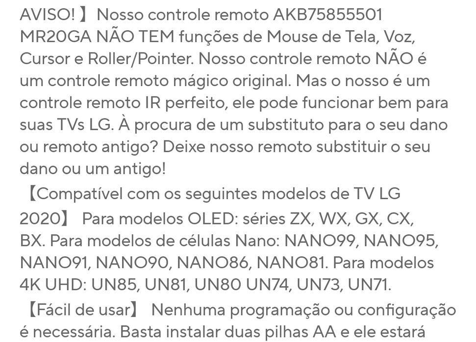 Comando universal para LG