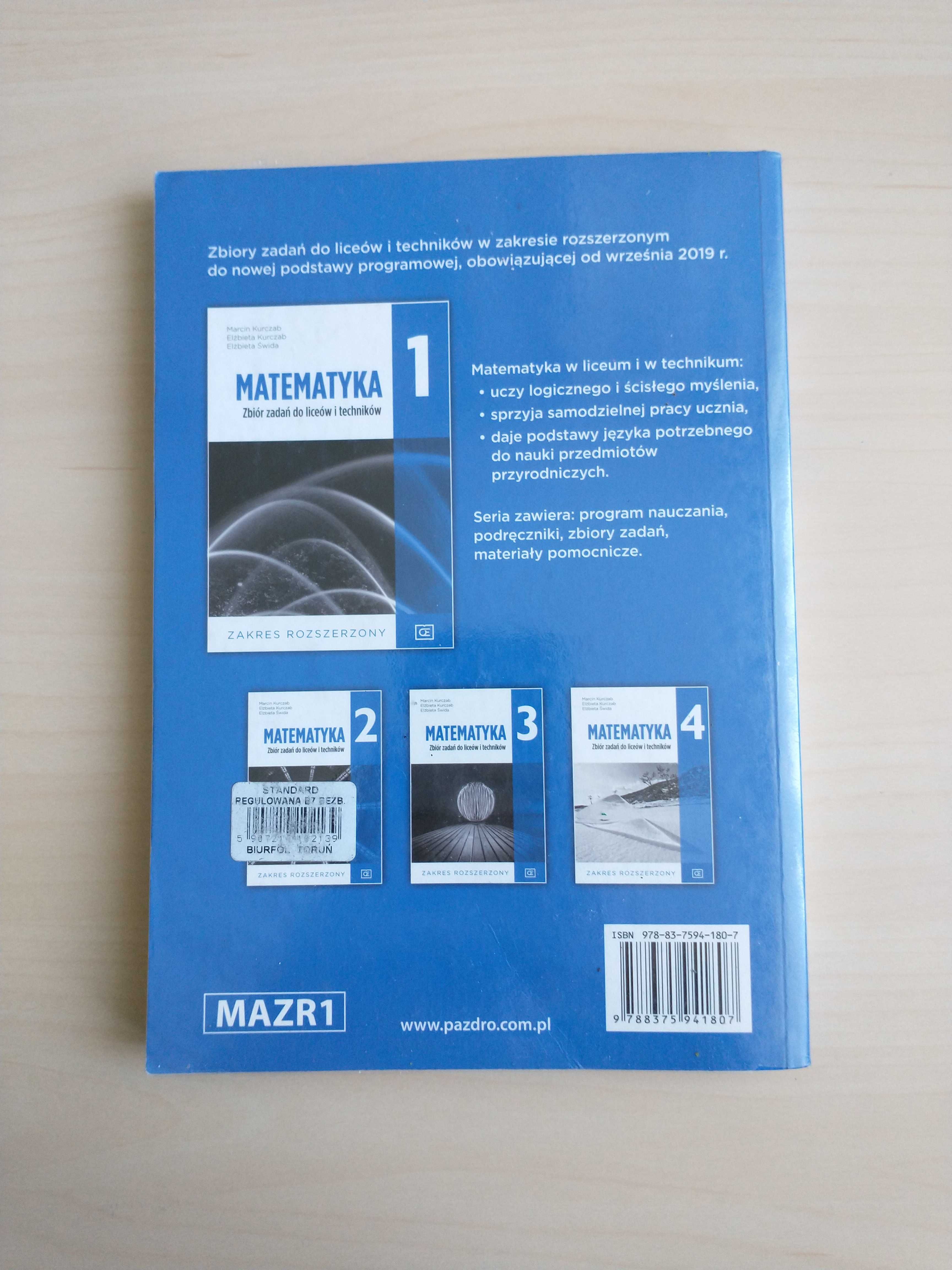 Zbiór zadań Matematyka Klasa 1 Rozszerzenie