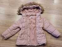 Zimowa kurteczka /płaszczyk firmy KappAhl rozmiar 104 dla dziewczynki