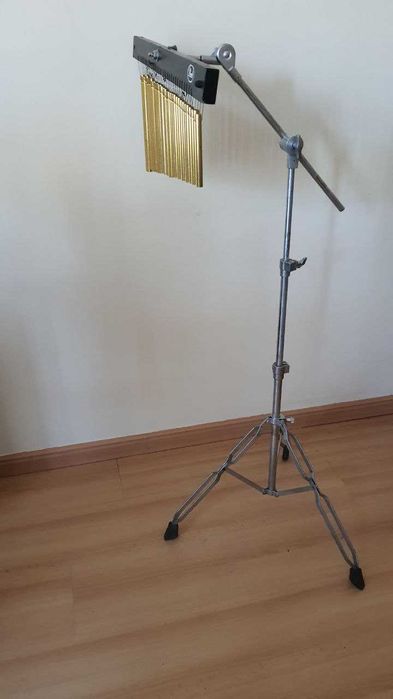 Carrilhão / Windchimes Pearl, dourado + suporte boom