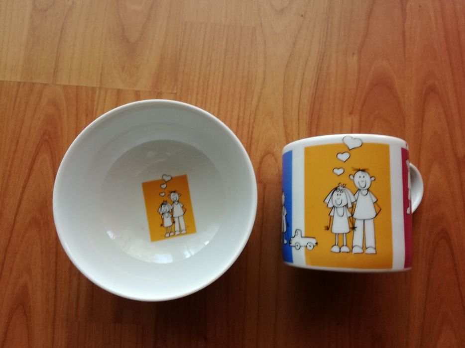 Taça de cereais e caneca (EMA) VAA