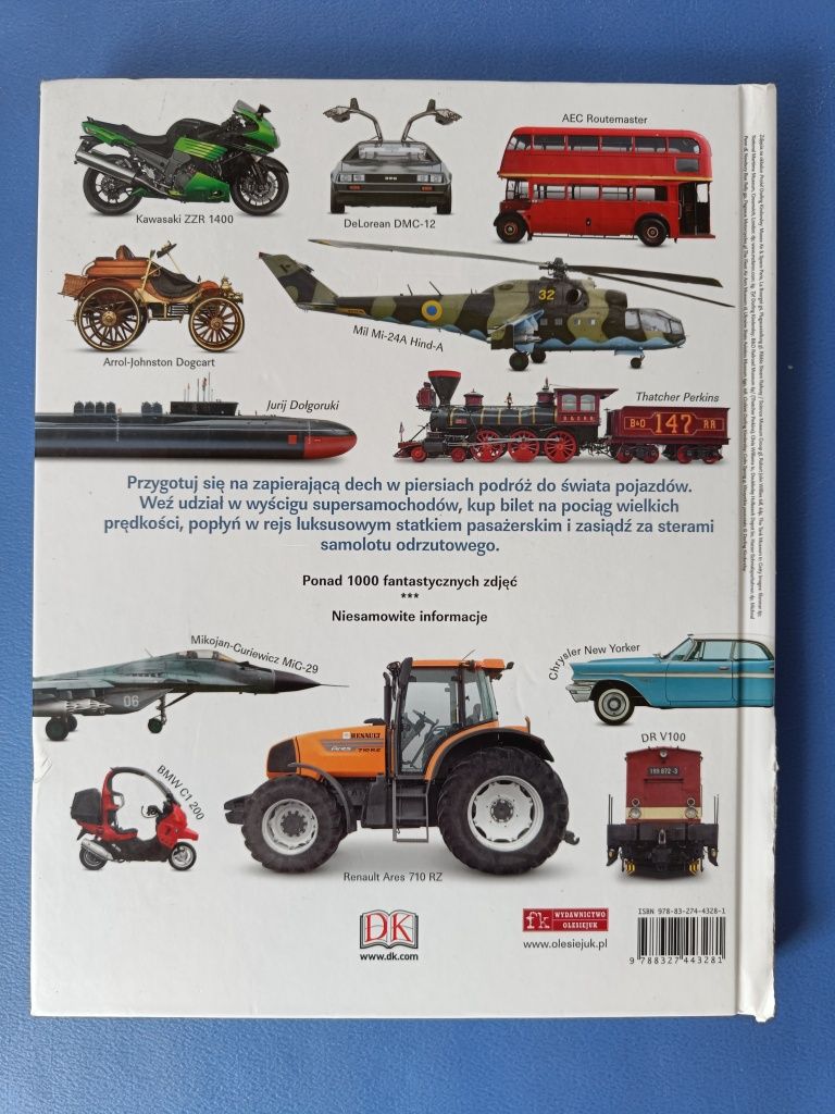 Samochody, pociągi, okręty, samoloty Ilustrowana encyklopedia pojazdów