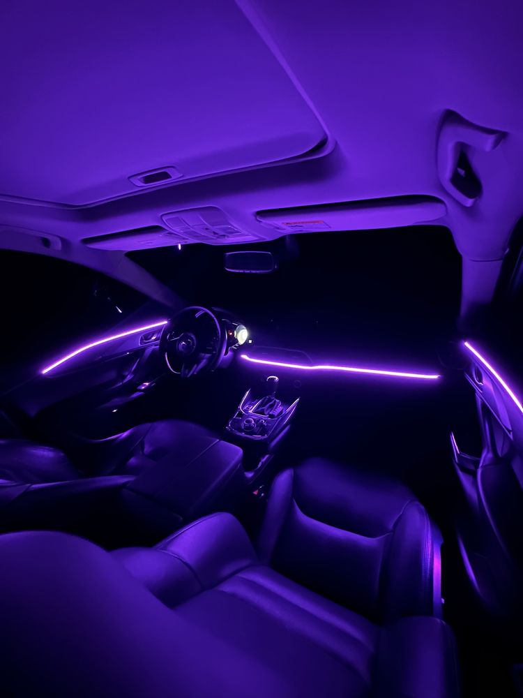 Подсветка салона, установка, ambient light, контурная подсветка