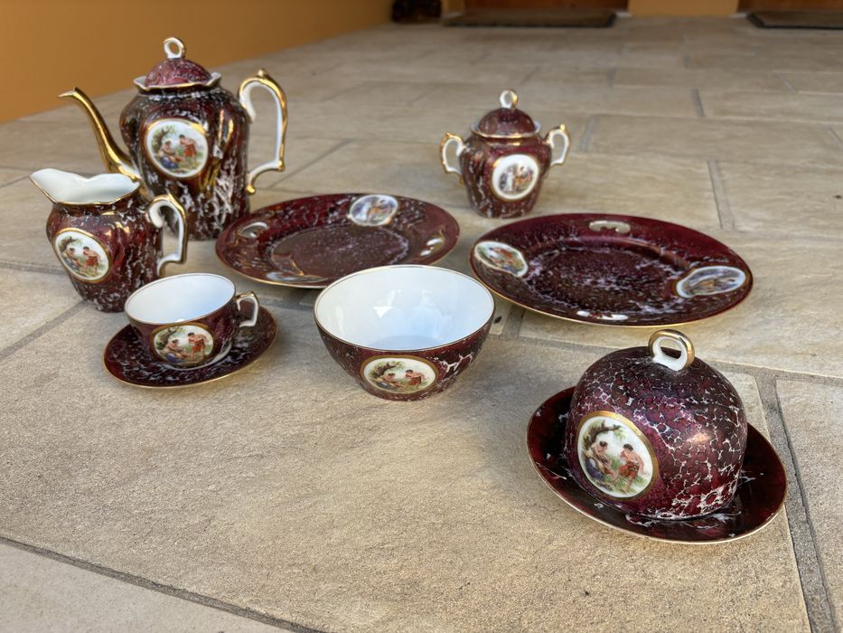 Serviço de chá vista alegre