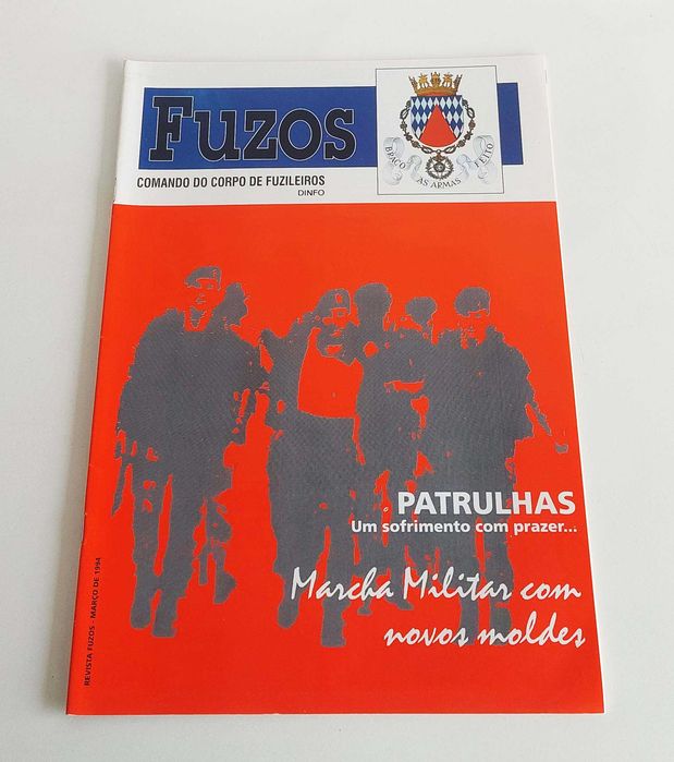 Revista Fuzos n.º 4 de Março de 1994 do Comando do Corpo de Fuzileiros