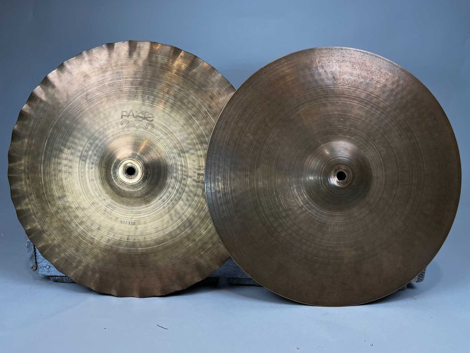 Paiste 2002 Sound Edge Black Label Hi-Hat 15" Vintage - Bonham 1975'