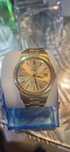 Omega mecanico bracelete metal original