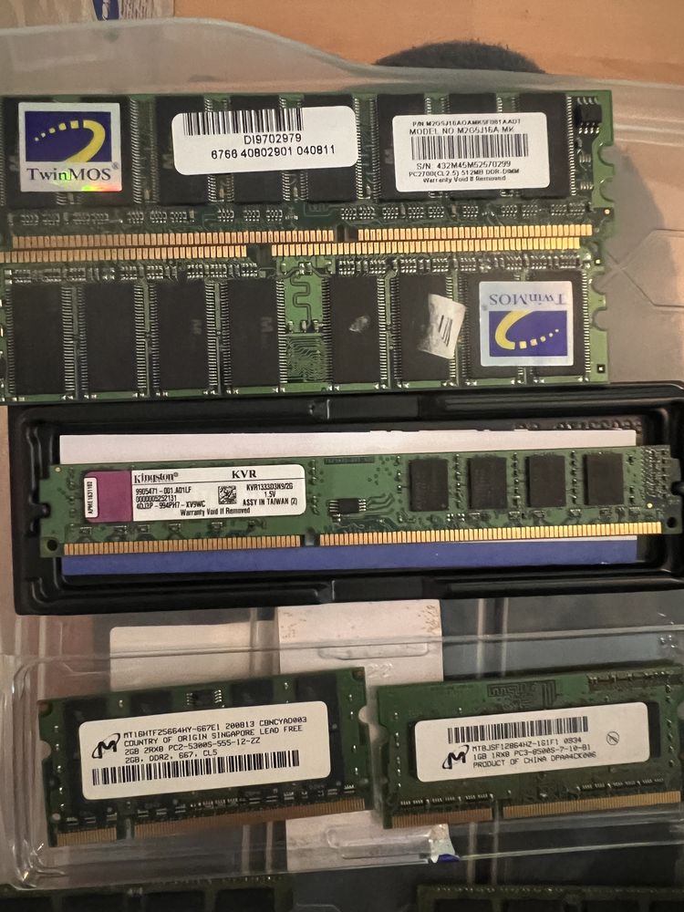 Memorias Ram antigas