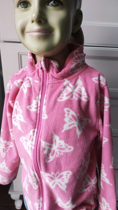 SG SG Bluza polarowa 110 , 116  różowa bluza  110  , 116 polar dla dzi