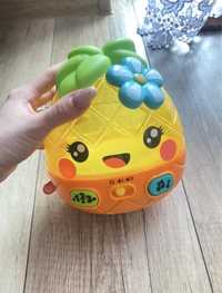 Wańka wstańka ananas fisher price zabawka