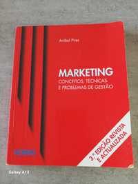 Livro Marketing conceitos,técnicas e problemas de gestão