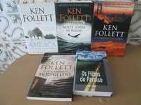 Livros Ken Follett (Preços diversos) Oferta de portes