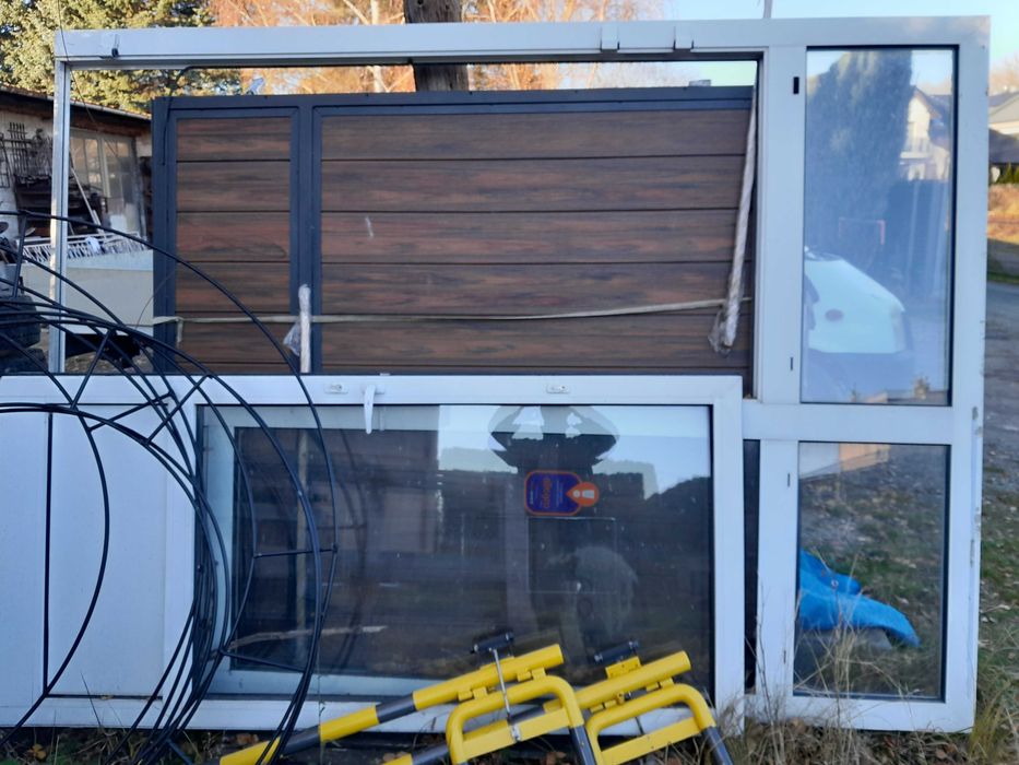 Drzwi aluminiowe używane