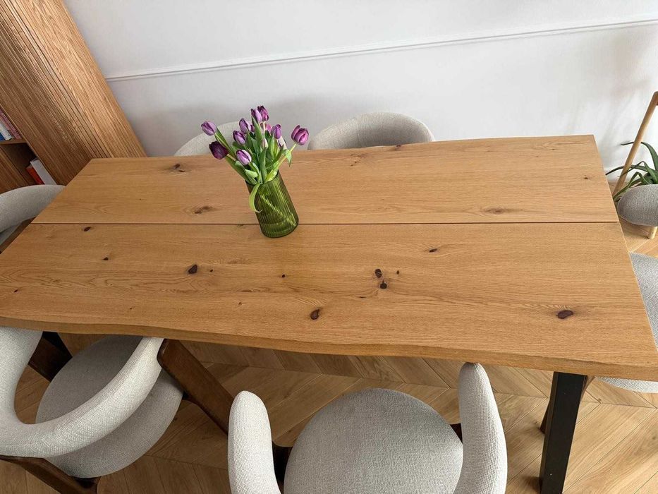 STÓŁ DO JADALNI Z DOSTAWKAMI 90x200 po rozł.90x290