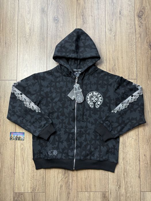 Chrome Hearts Black Hoodie (Bluza)