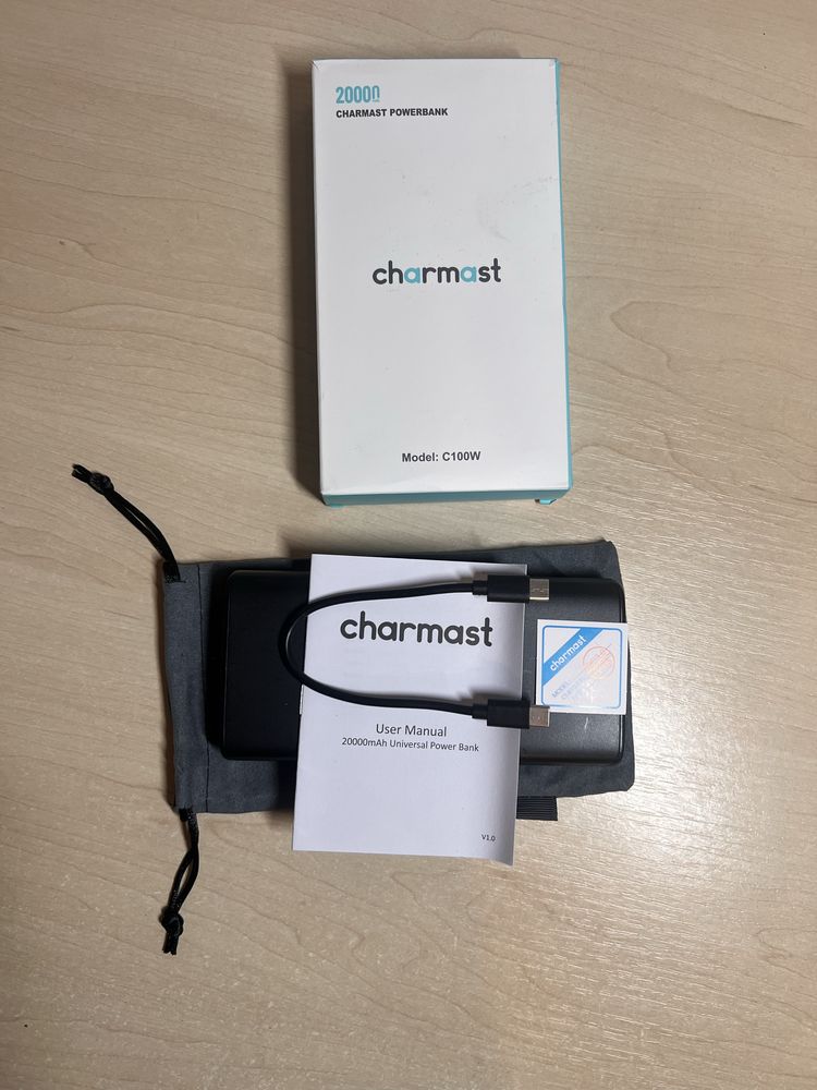 Павербанк 100W Charmast для ноутбуків і тд