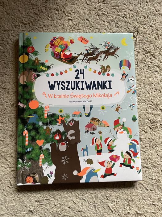 Nowa książka wyszukiwanka 24 wyszukiwanki w krainie świętego Mikołaja