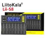 Зарядное устройство Liitokala Lii-S8 8 канало, Ni-Mh/Li-ion/LiFePo4