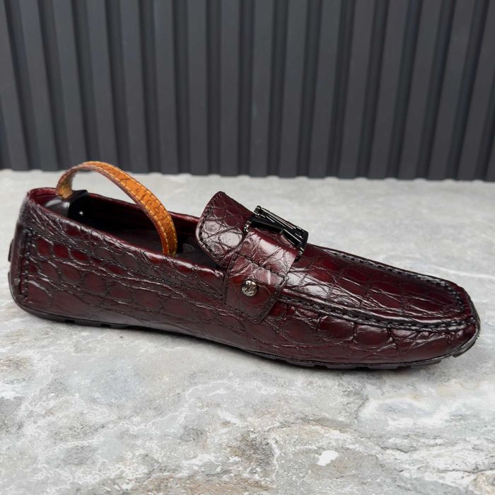 Louis Vuitton Monte Carlo Alligator мокасини зі шкіри крокодила 43 EUR