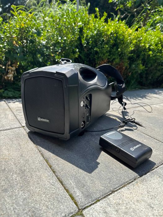 Zestaw nagłośnieniowy Adastra H25 z mikrofonem nagłownym – jak nowy!