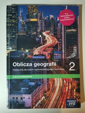 Podręcznik do geografii Oblicza geografii 2 zakres podstawowy nowa era