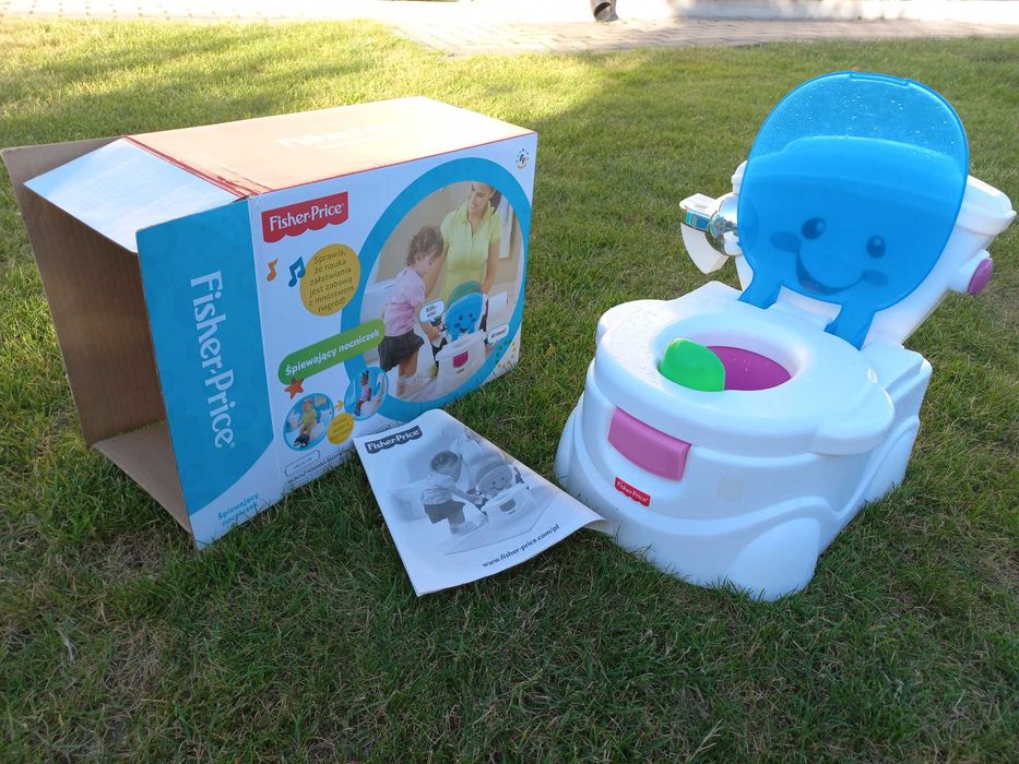Nocnik grający Fisher Price z kartonem i instrukcją