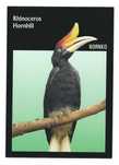 Pocztówka Malezja - Borneo, dzioborożec, -bez obiegu