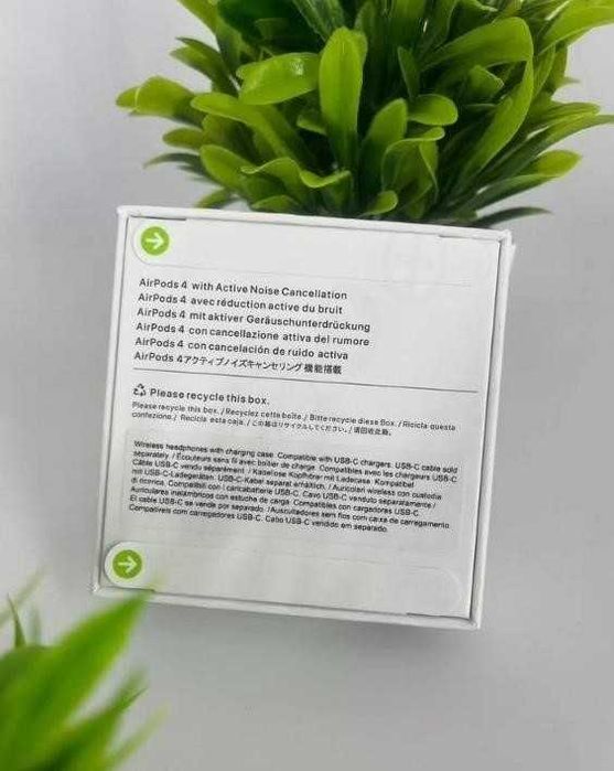Беспроводные аирподс 4 Наушники Lux качества 1в1 +чохол