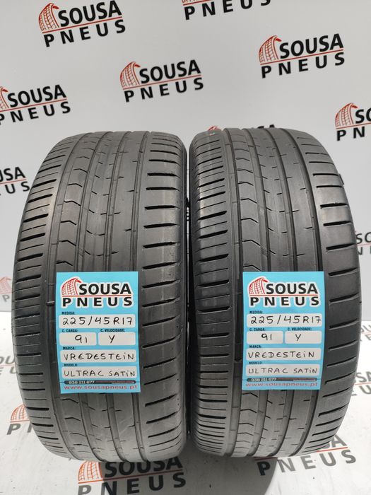 2 pneus semi novos 225-45R17  91Y vredestein - Oferta dos portes