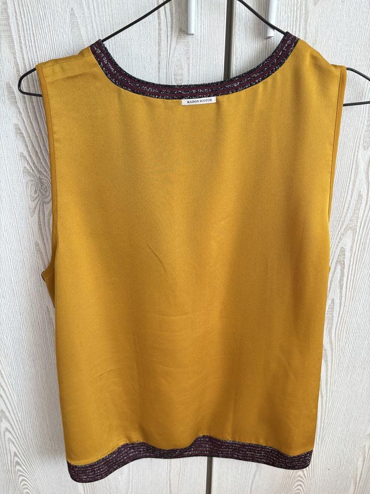Блуза maison scotch безрукавка