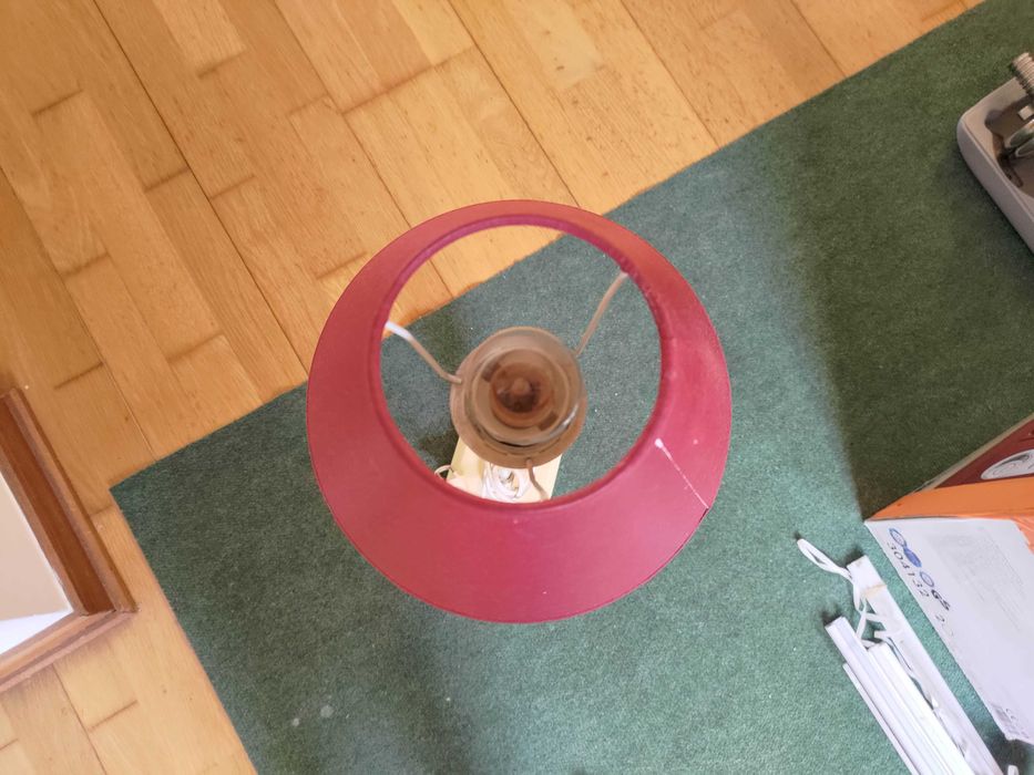 RUSTIC Candeeiro Rústico cor Vermelho Bordeaux