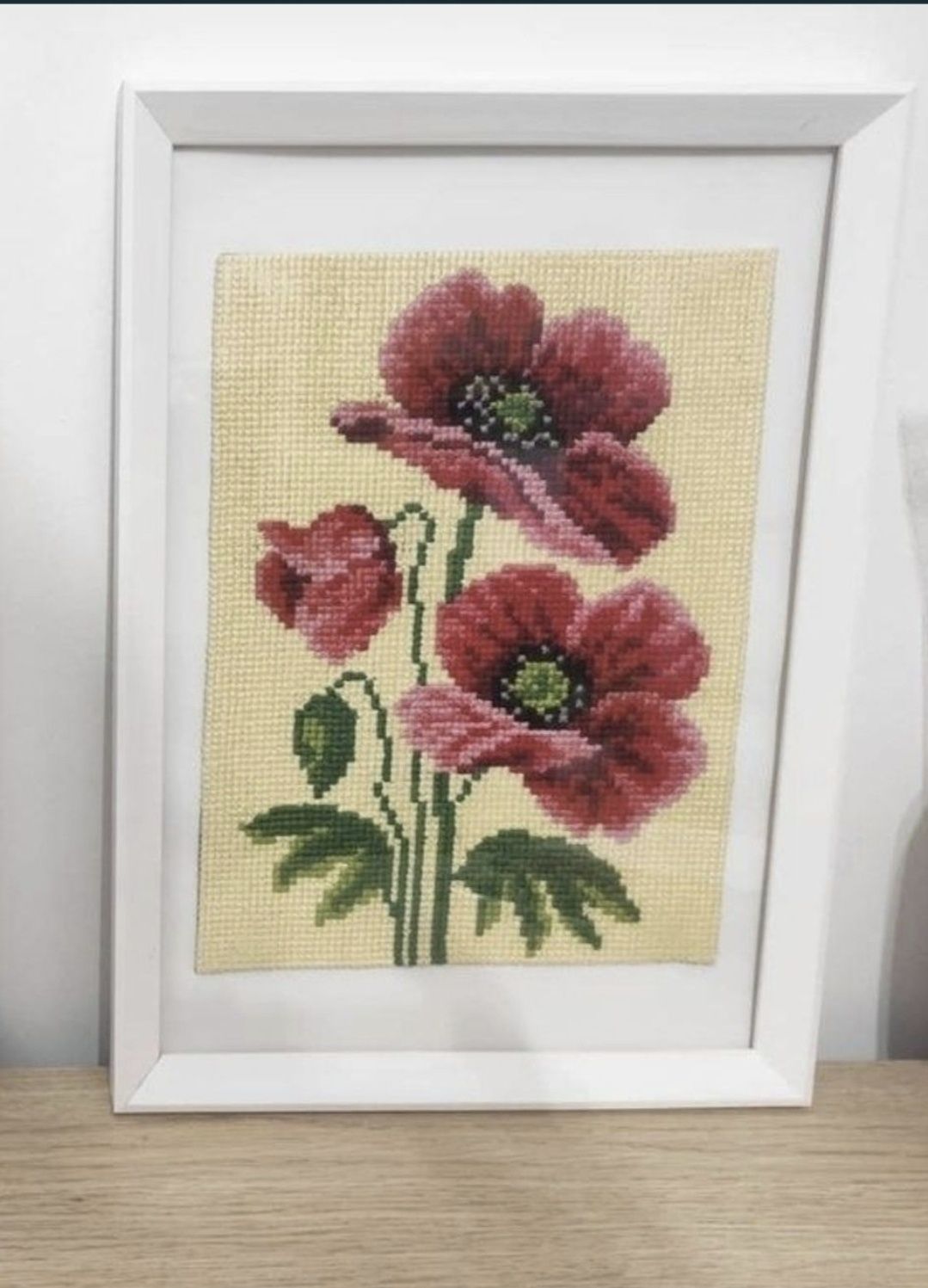 Obraz, obrazek haft krzyżykowy handmade