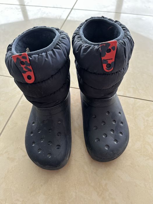Зимові дитячі чоботи Crocs Classic Neo Puff Boot K