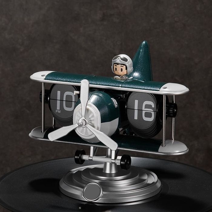 Механічний настільний годинник з перекидним механізмом подарунок