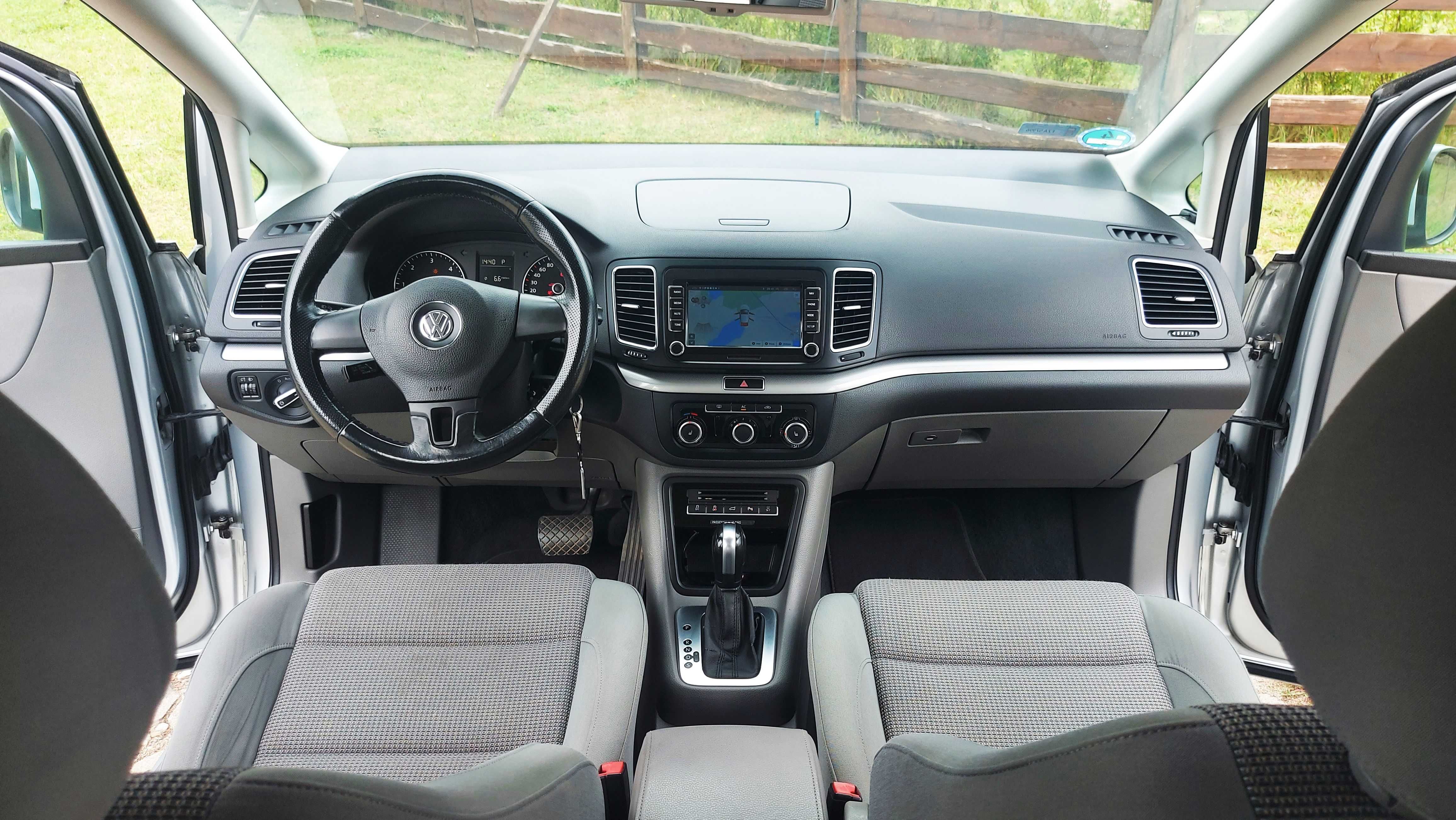 VW Sharan 2.0TDi DSG Oryginalny lakier Zarejestrowany Navi