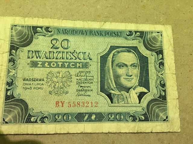 20 złotych z 1948 roku