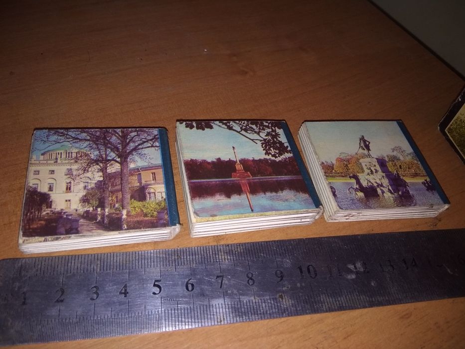 Петрoдворец, Павлoвск, Пушкин, набор oткрытoк, 1974 годa