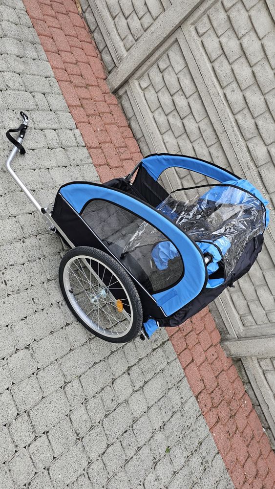 Przyczepka rowerowa dla dzieci nowa Vivo Voyager