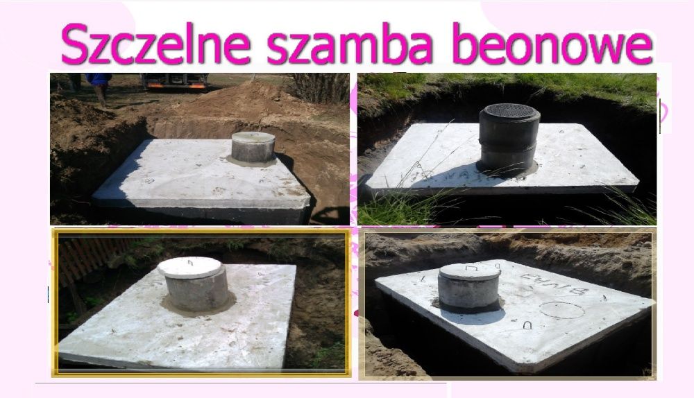 Szambo betonowe Kalisz i okolice Szamba Zbiornik na ścieki 10m3 ATEST