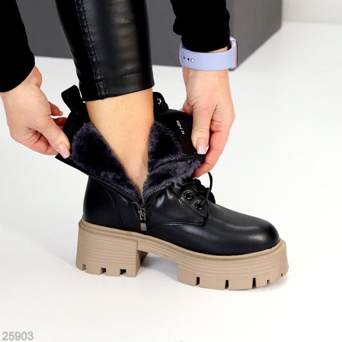 Черевики жіночі зимові з натуральної  шкіри