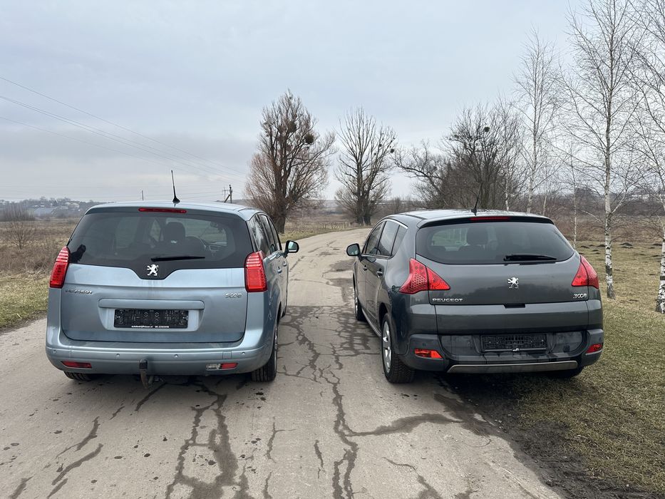 Разборка Peugeot Пежо 3008, 5008 Бампер Крило Фара Капот Двері Двигун