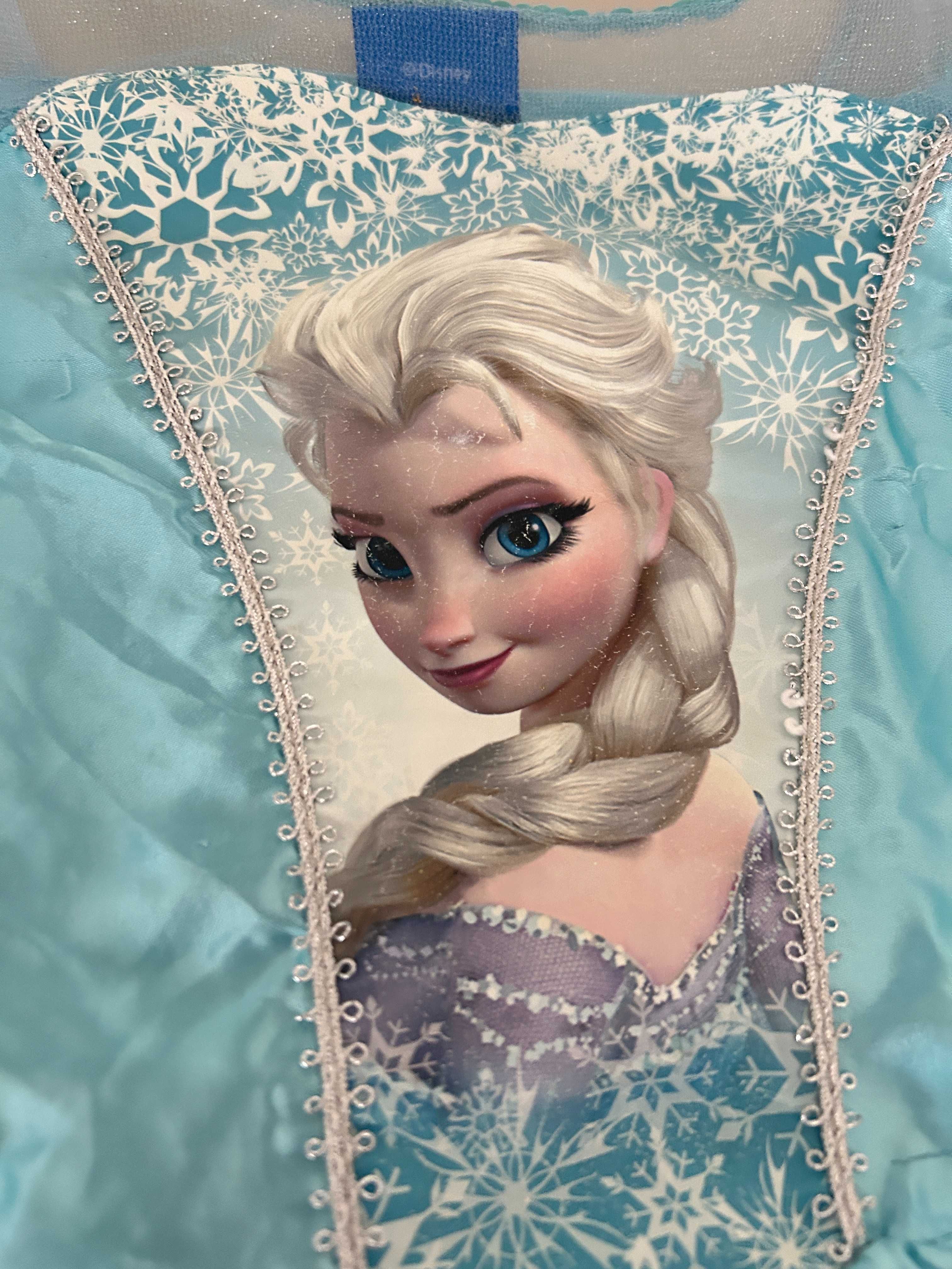 Strój przebranie Elsa Frozen 5/6 lat