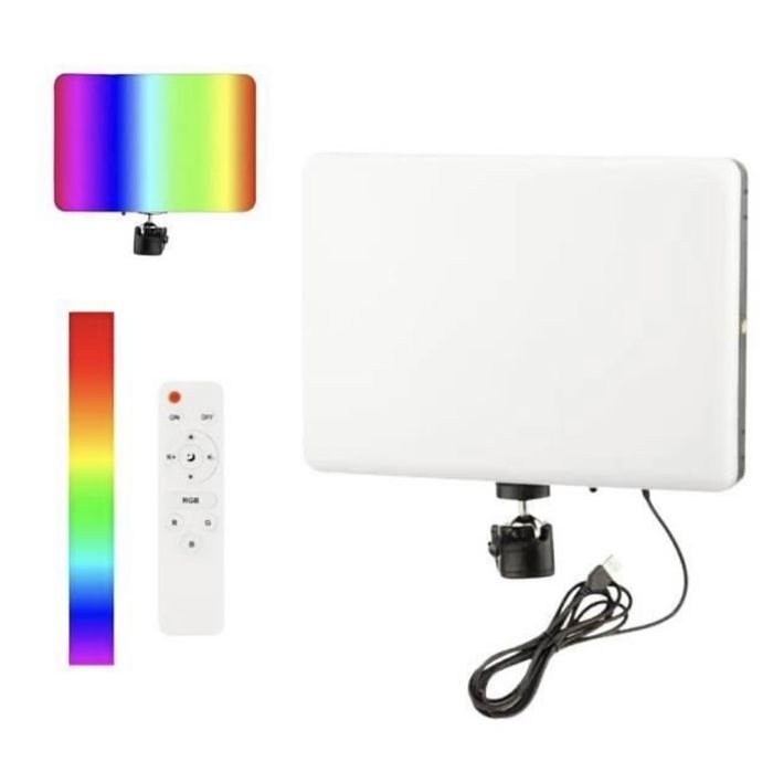 Відеосвітло PM-26 RGBW-LED + 1.6м металевий штатив