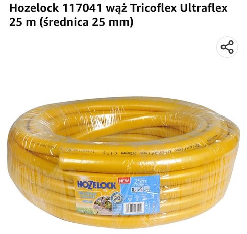 Wąż Hozelock Tricoflex Ultraflex 25m
Hozelock Tricoflex 
Hozelock