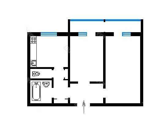 Велика 2-кімнатна квартира 7 хвилин пішки метро Героїв Дніпра, Оболонь