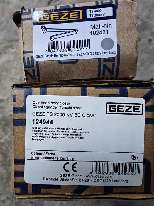 Samozamykacz GEZE TS 2000 NV BC