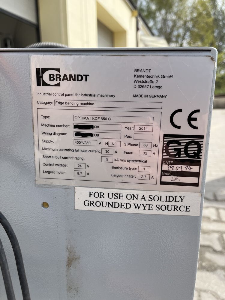 Szafa sterująca do Optimat Brandt KDF 650C 1650