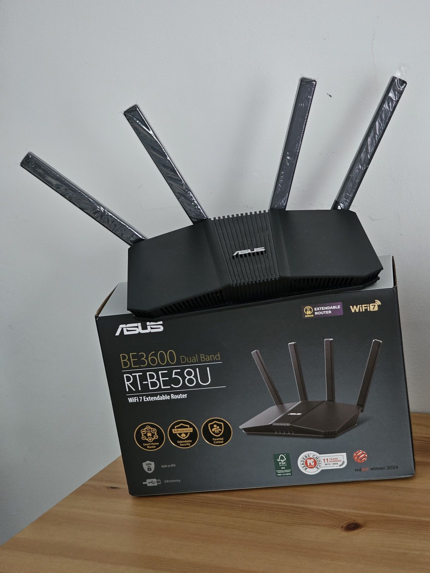 Router Asus RT-BE58U z Wifi7