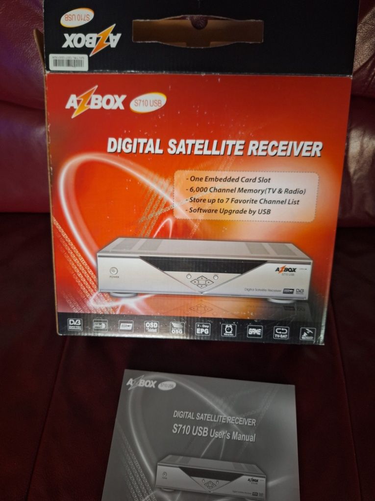 Dekoder satelitarny Azbox S710 USB