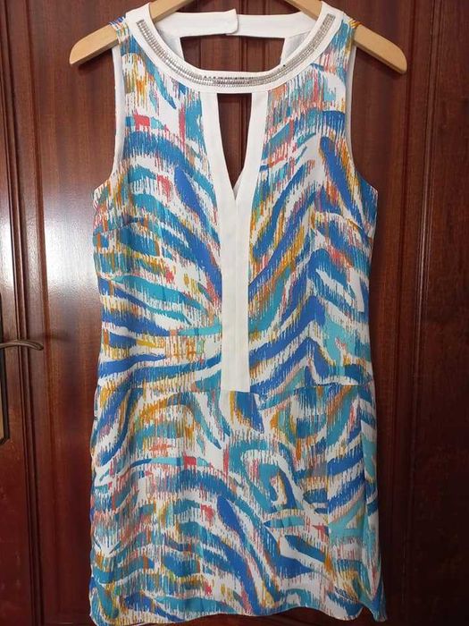 Vestido de qualidade, forrado, tamanho 36